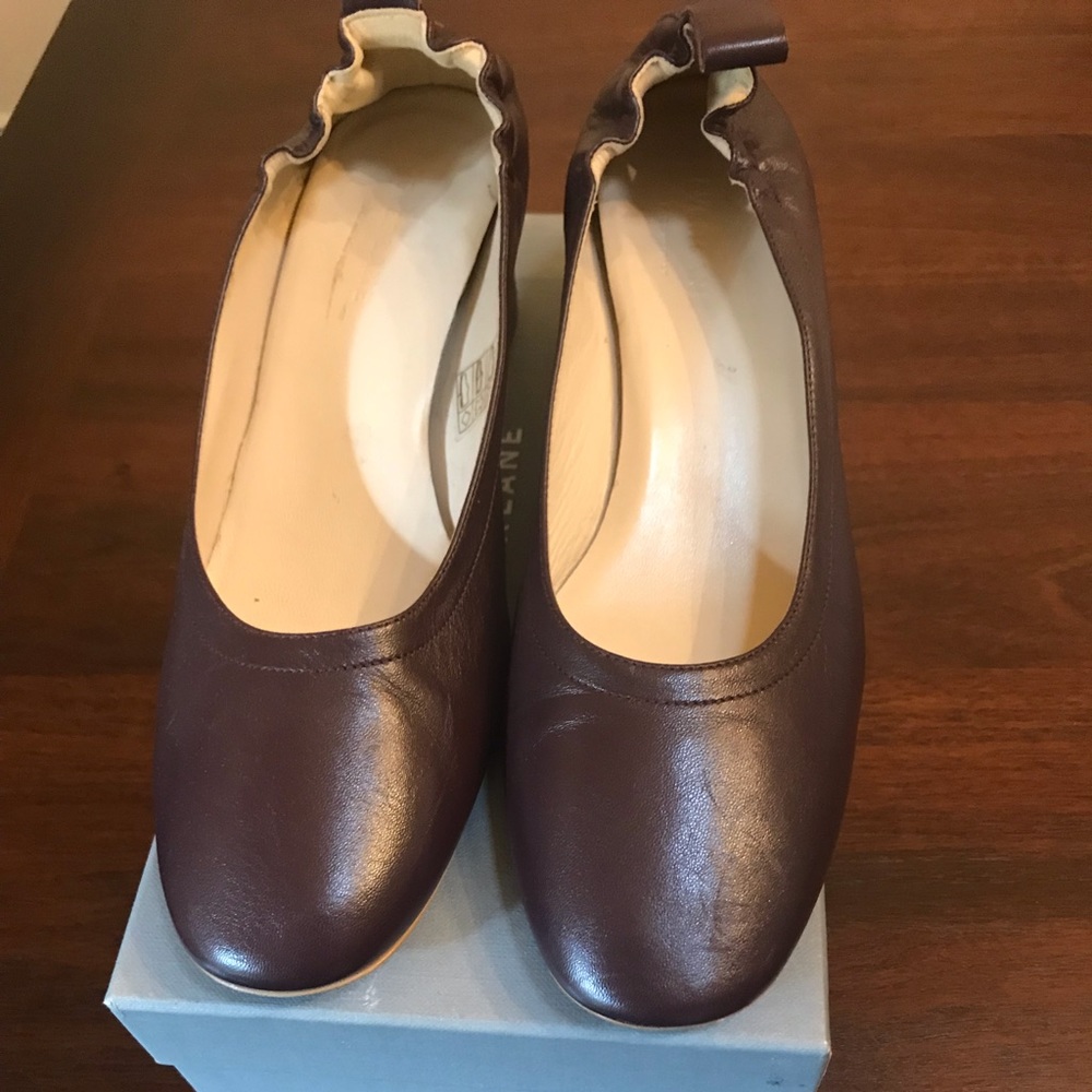 Everlane Day Heel Pump, Oxblood, size 9.5